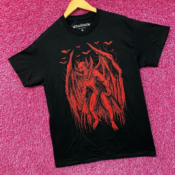 Vampire Freaks Jersey Devil Graphic Design T-Shirt Medium - Picture 3 of 5